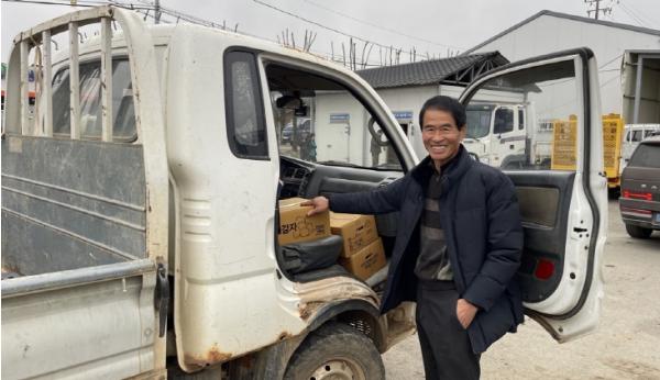 완주군, 무병 씨감자 ‘추백’ 1,100kg 보급 기사 이미지