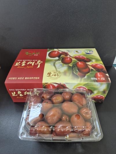 충북농기원, 보은 생대추 현대백화점 첫 판매 행사 개시 기사 이미지